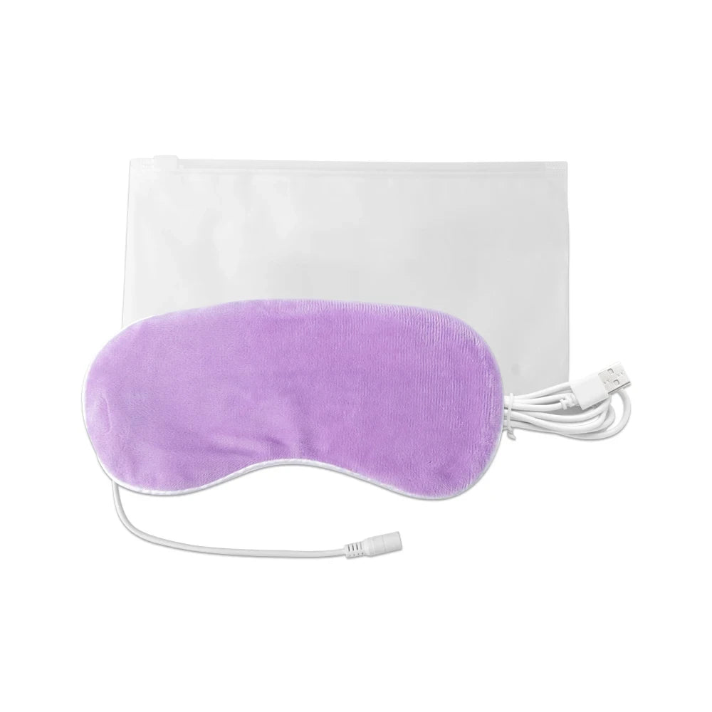 USB Heated Eye Mask – Warm Eye Compress for Relaxation & Better Sleep