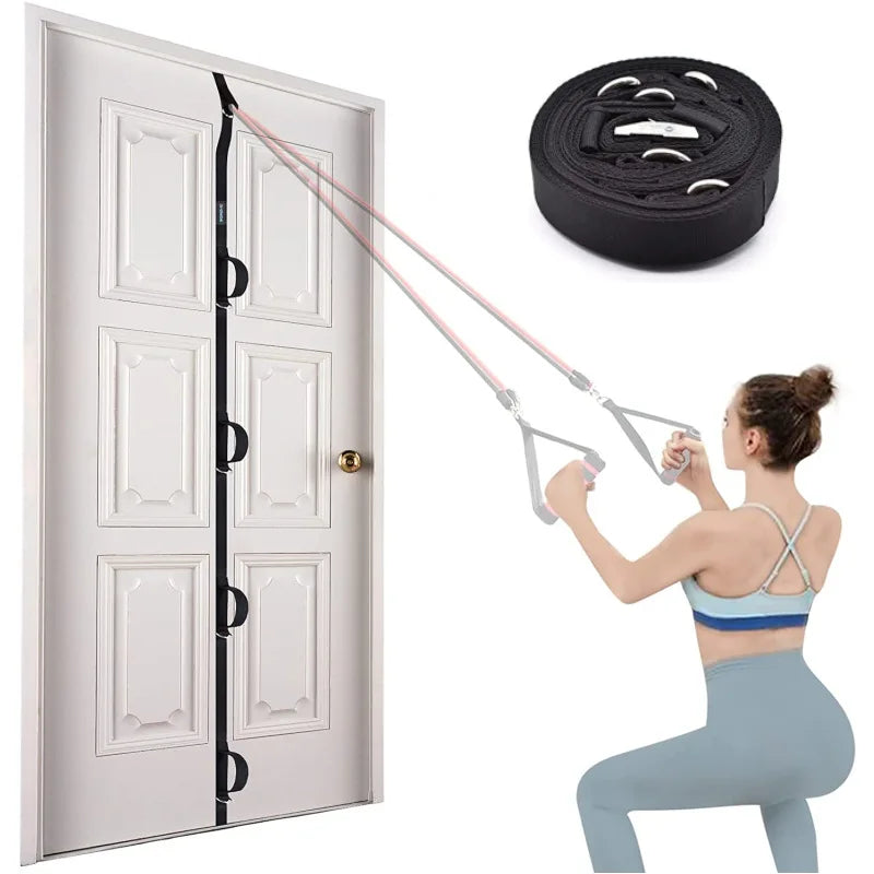 Home Gym - Door Anchor Strap for Resistance Bands – Home Fitness Accessory for Exercise Bands with Handles