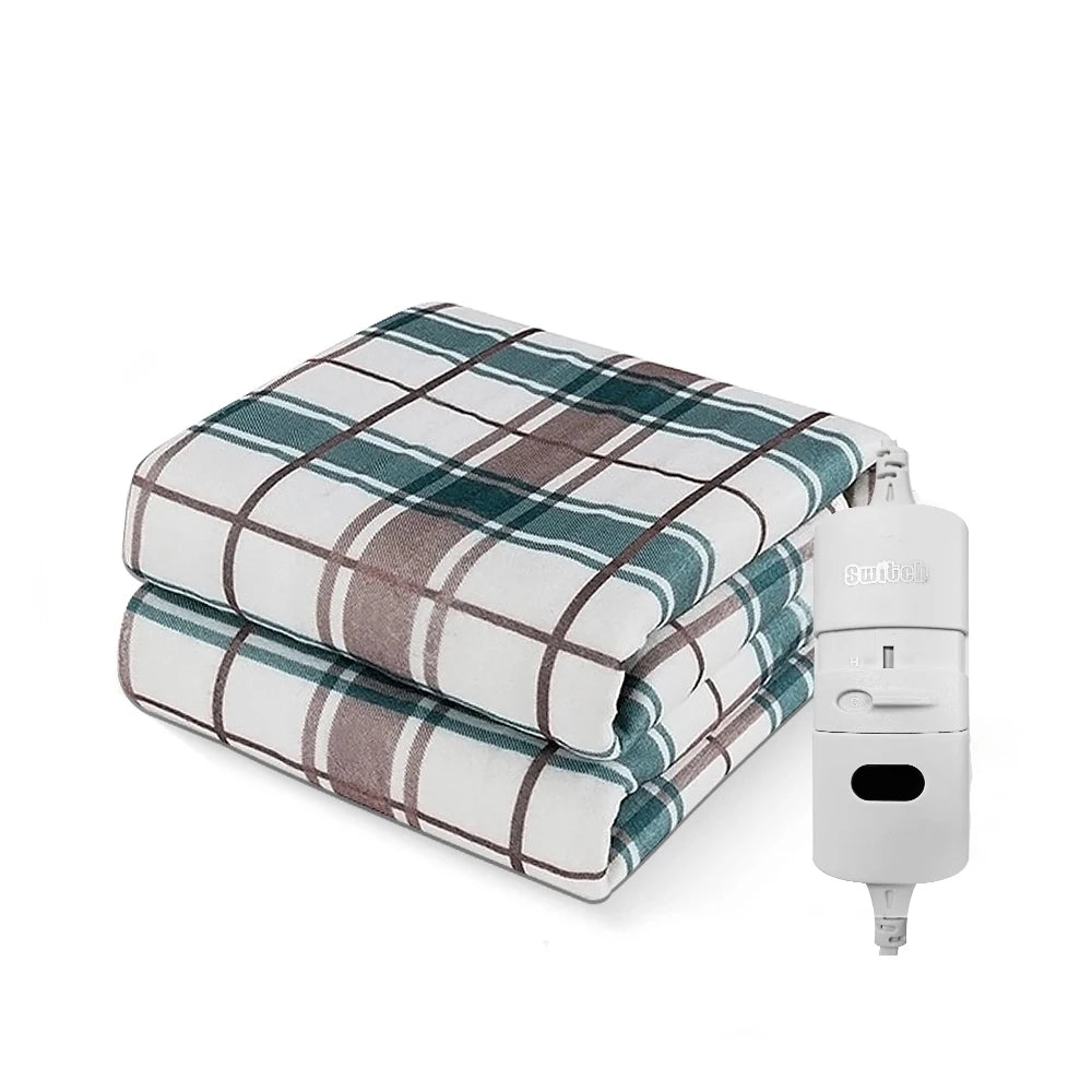 Electric Heated Blanket – Automatic Temperature Control Bed Warmer with EU Plug