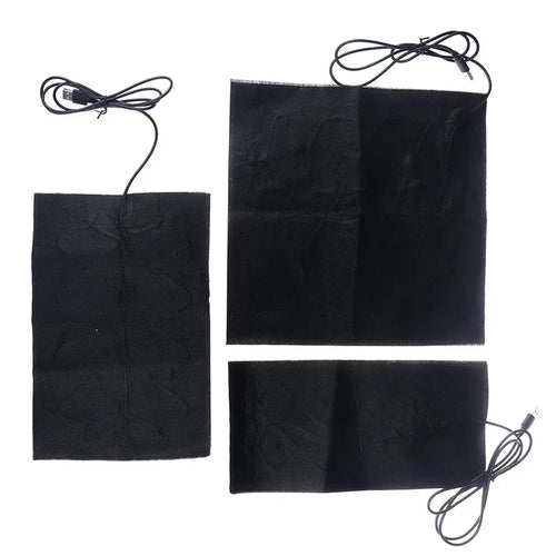 Portable USB Carbon Fibre Heated Pad – Far Infrared Heat Wrap for Back, Waist & Knee Comfort – Instant Warmth for Home, Office & Travel