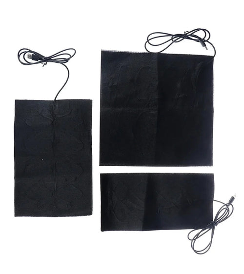 Portable USB Carbon Fibre Heated Pad – Far Infrared Heat Wrap for Back, Waist & Knee Comfort – Instant Warmth for Home, Office & Travel