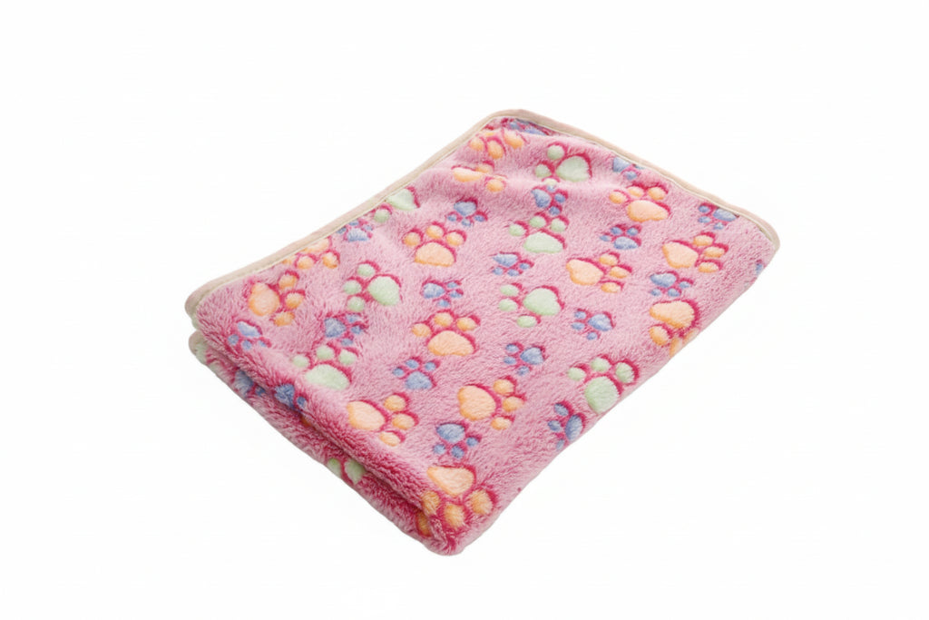 dog blanket paw print