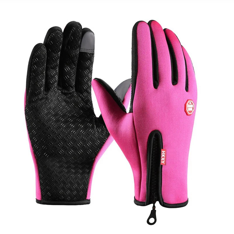 Winter Touch Screen Gloves – Waterproof & Warm Gloves for Cycling, Skiing & Outdoor Use