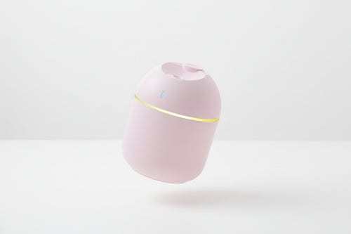 Air Humidifier with Aroma Diffuser – 270ML Ultrasonic Air Purifier and Humidifier with LED Night Light (USB Powered)