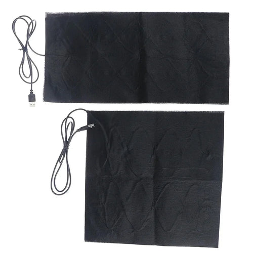 Portable USB Carbon Fibre Heated Pad – Far Infrared Heat Wrap for Back, Waist & Knee Comfort – Instant Warmth for Home, Office & Travel