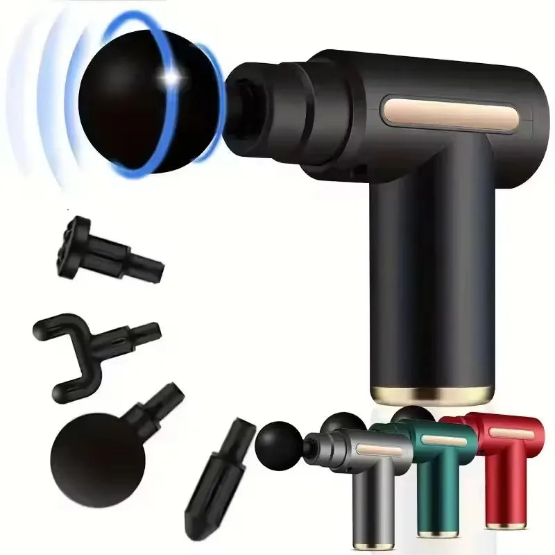 Mini Electric Massage Gun – Portable Adjustable Speed Muscle Massage Device