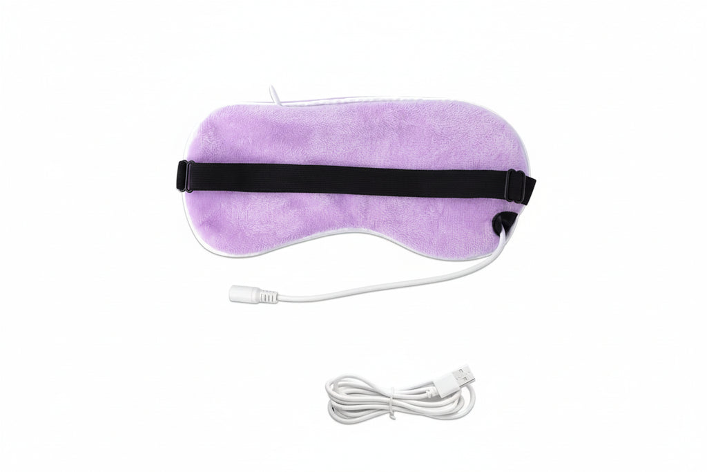 USB Heated Eye Mask – Warm Eye Compress for Relaxation & Better Sleep