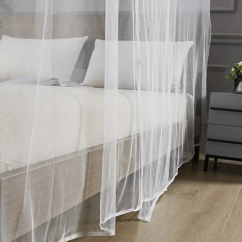 Portable Mosquito Net for Bed – Easy Install Single Opening Bedroom Canopy