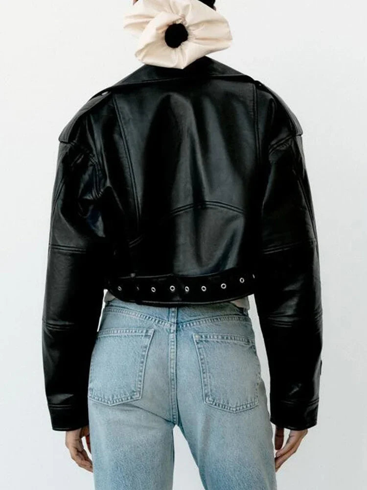 vintage biker jacket women