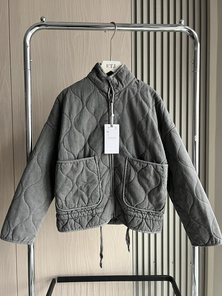 quilted quilted jacket