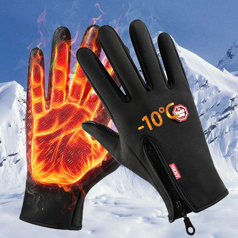 Winter Touch Screen Gloves – Waterproof & Warm Gloves for Cycling, Skiing & Outdoor Use
