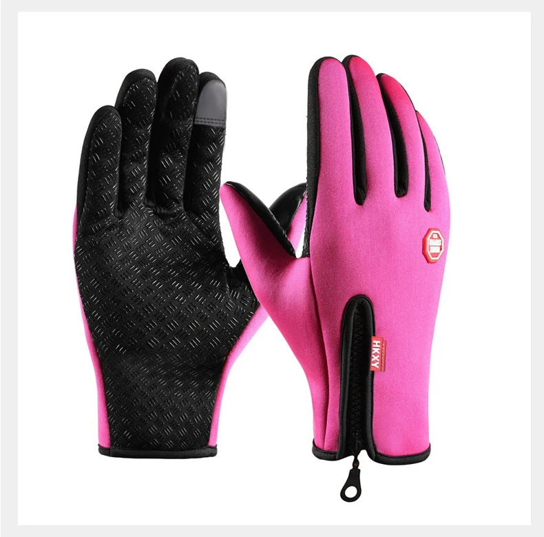 Winter Touch Screen Gloves – Waterproof & Warm Gloves for Cycling, Skiing & Outdoor Use