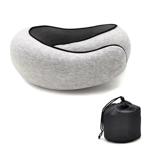 Memory Foam Travel Neck Pillow – U-Shaped Comfort Pillow for Travel & Rest
