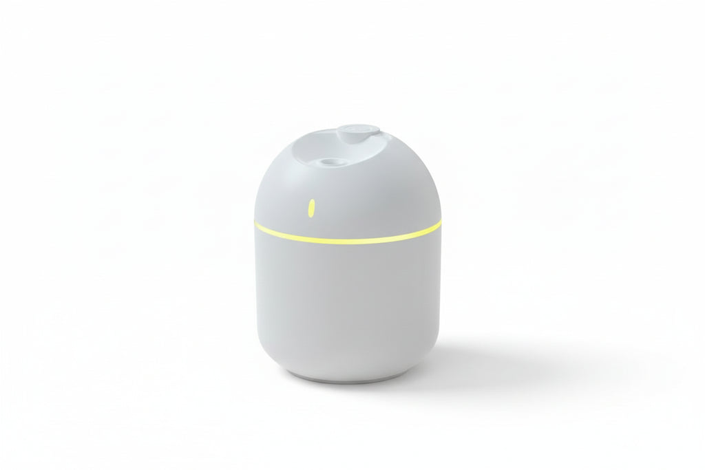 Air Humidifier with Aroma Diffuser – 270ML Ultrasonic Air Purifier and Humidifier with LED Night Light (USB Powered)